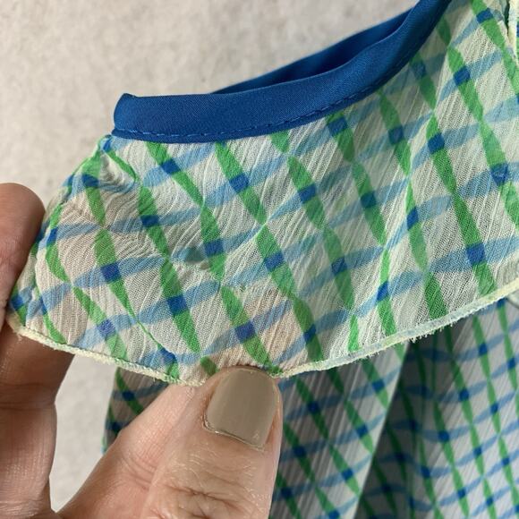 Old Navy Womens Chiffon Ruffle Cami Top Sz XS Flounce Feminine Preppy Peplum Y2K - Picture 6 of 15